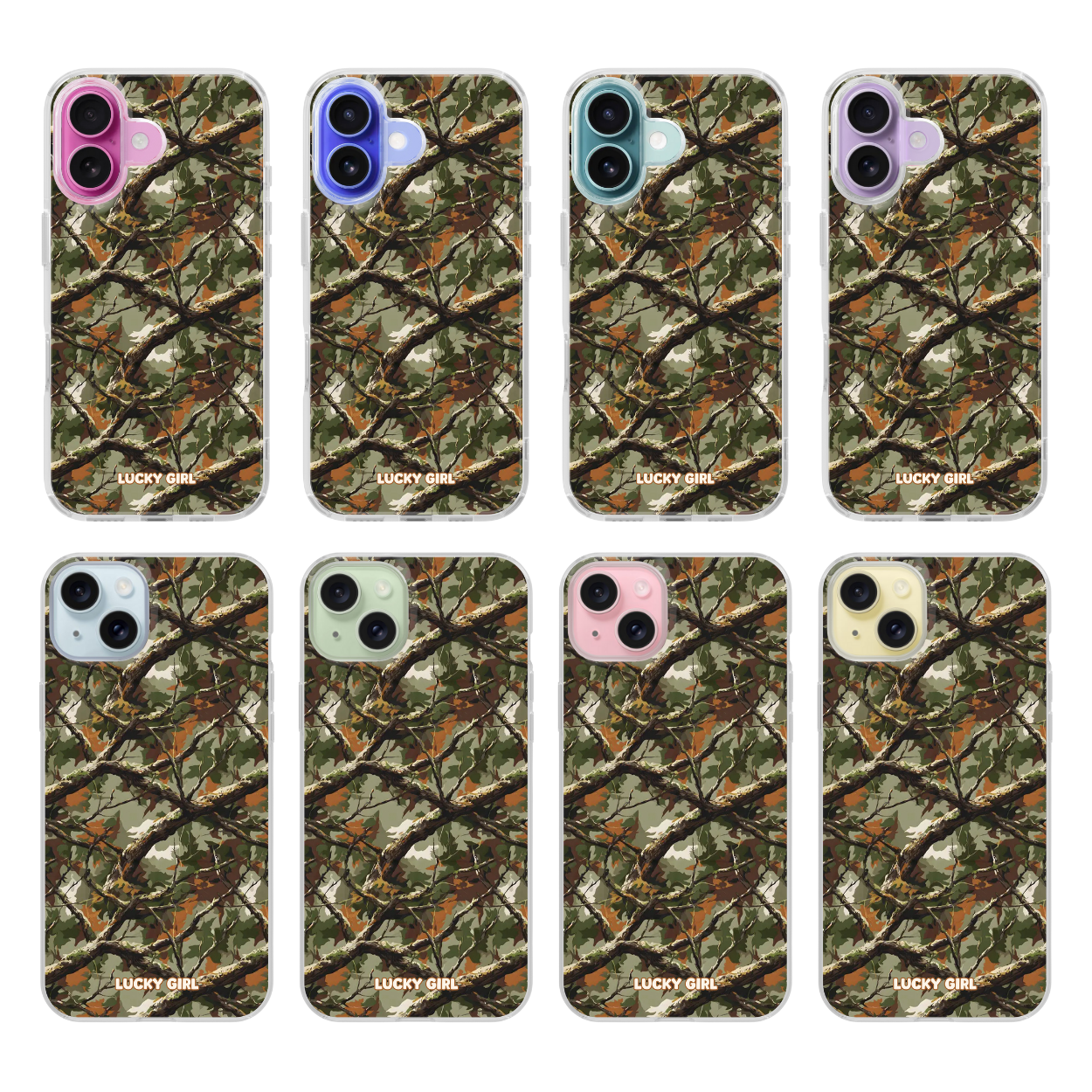 Camouflage Clear Case Insert