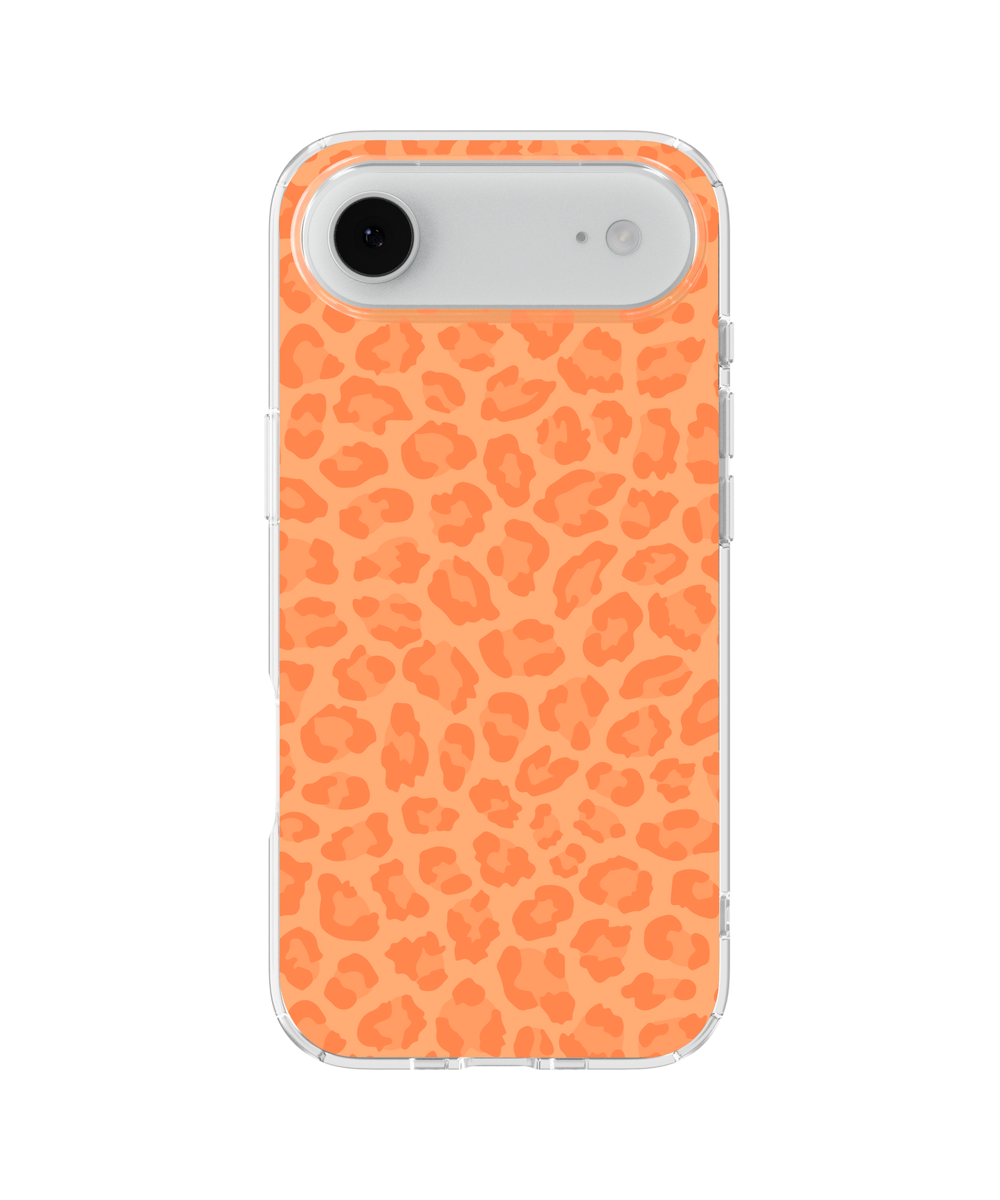 Tangerine Leopard Clear Case Insert