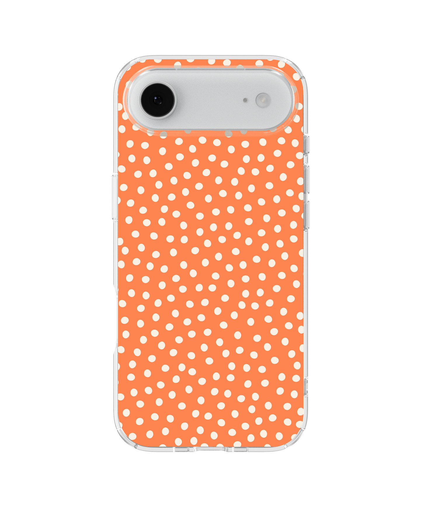 Tangerine Dots Clear Case Insert