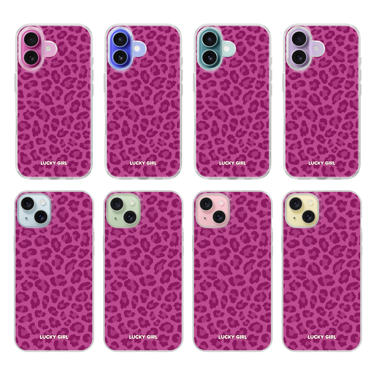 Velvet Leopard Clear Case Insert