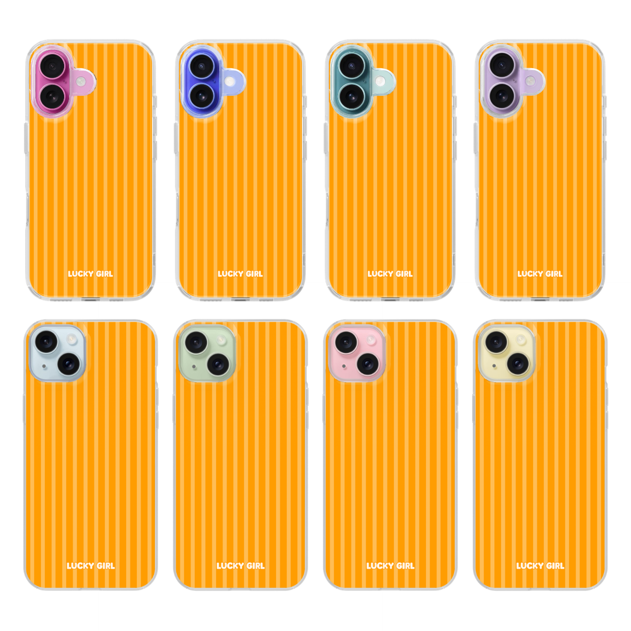 Mango Stripes Clear Case Insert
