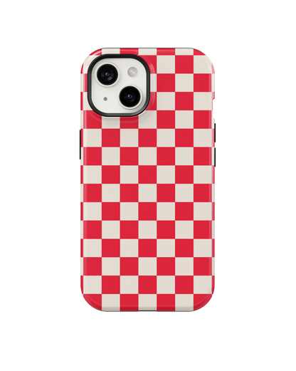 Vermillion Checkers II MagSafe Phone Case