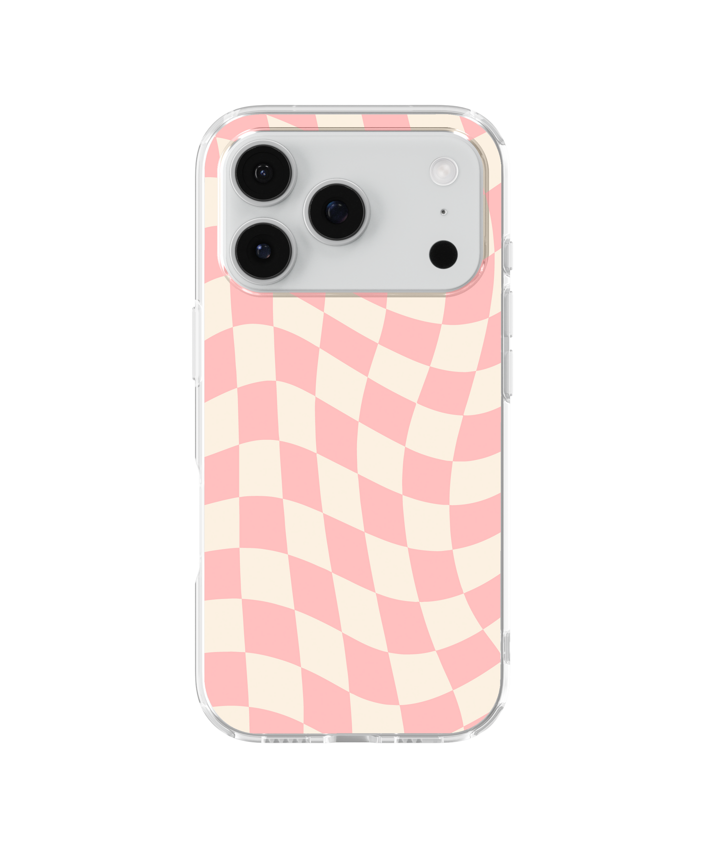 Pinky Swear Wavy Checkers II Clear Case Insert