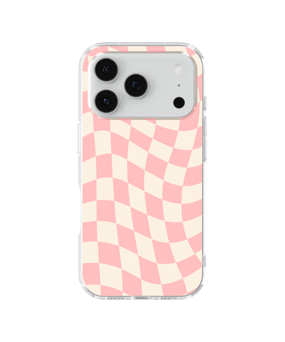 Pinky Swear Wavy Checkers II Clear Case Insert