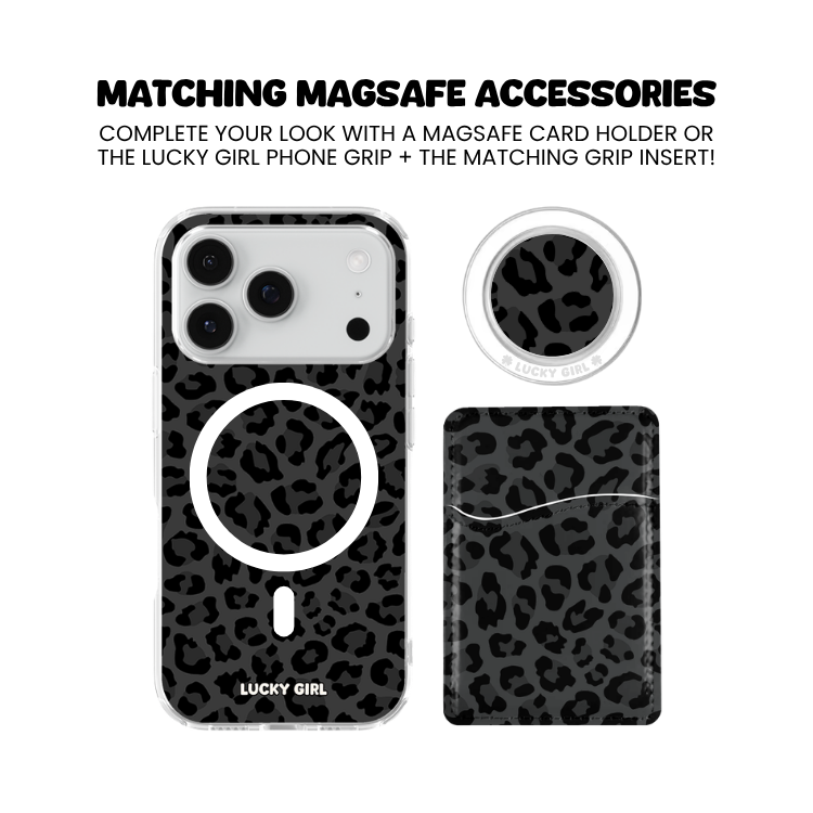 Onyx Leopard Clear Case Insert