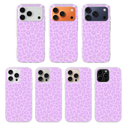 Lilac Leopard Clear Case Insert