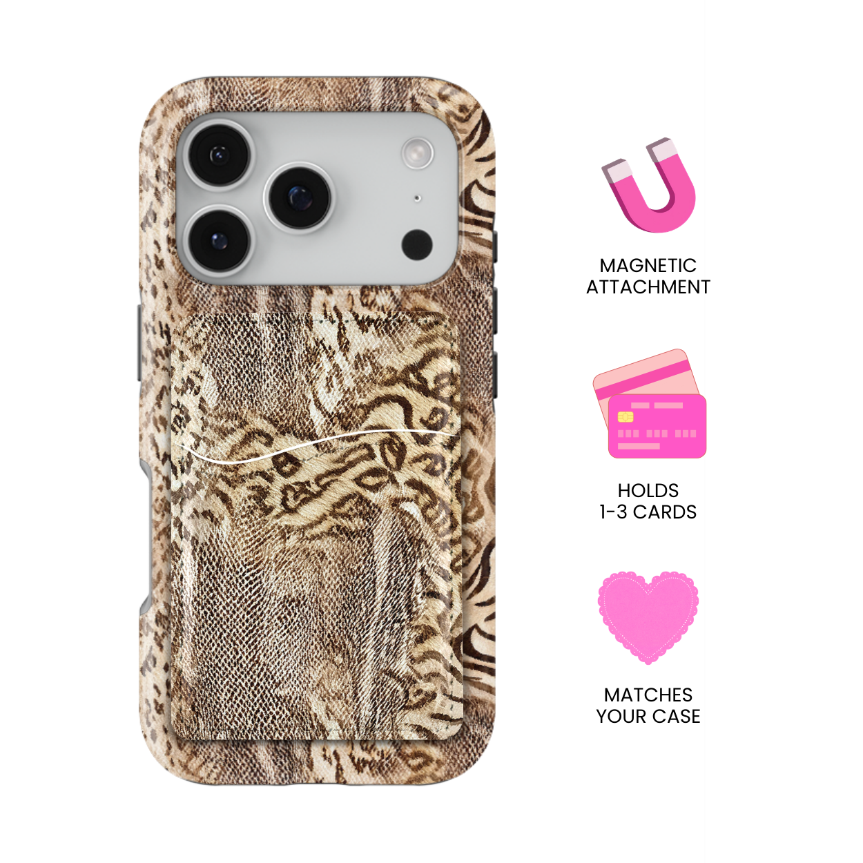 Golden Wild Thing MagSafe Card Holder