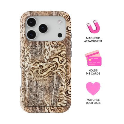 Golden Wild Thing MagSafe Card Holder