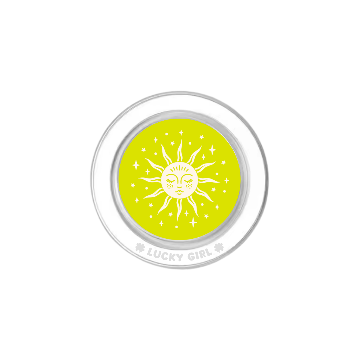 Electric Lime Sun II Phone Grip Insert