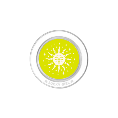 Electric Lime Sun II Phone Grip Insert