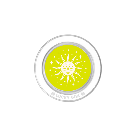 Electric Lime Sun II Phone Grip Insert
