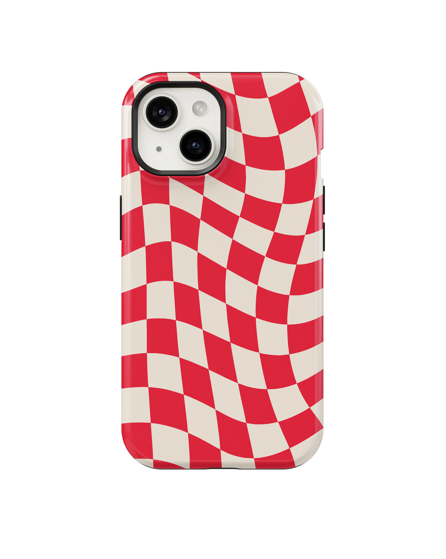 Vermillion Wavy Checkers II MagSafe Phone Case