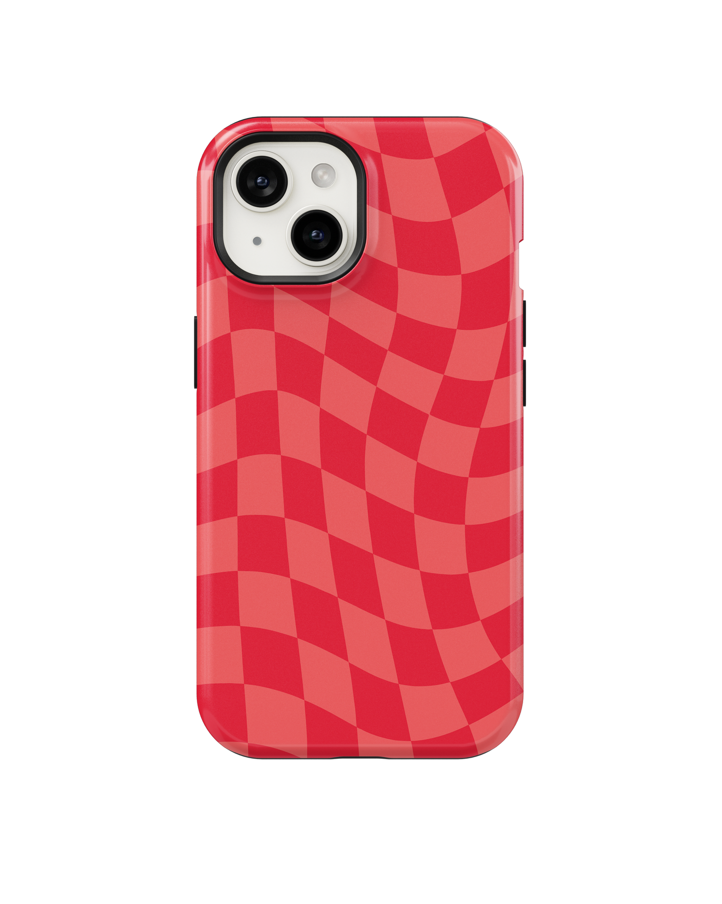Vermillion Wavy Checkers MagSafe Phone Case