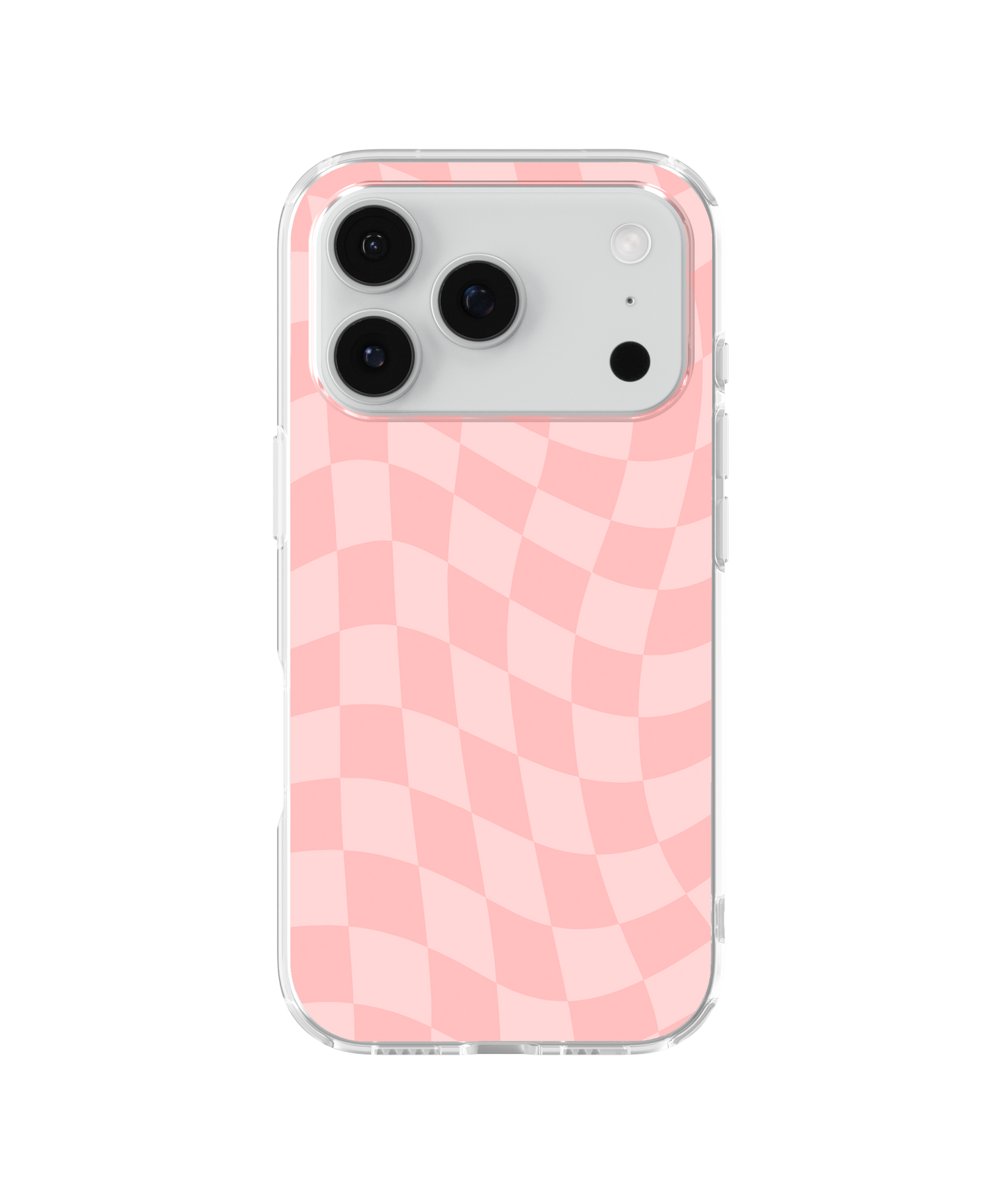 Pinky Swear Wavy Checkers Clear Case Insert