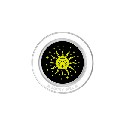 Electric Lime Sun Phone Grip Insert