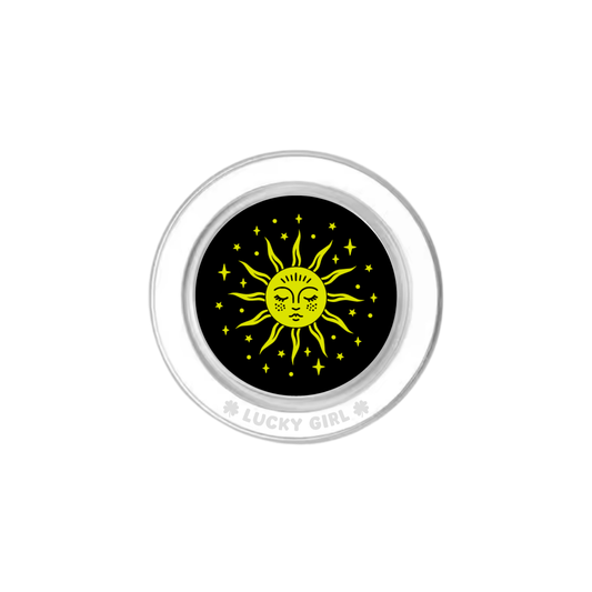 Electric Lime Sun Phone Grip Insert