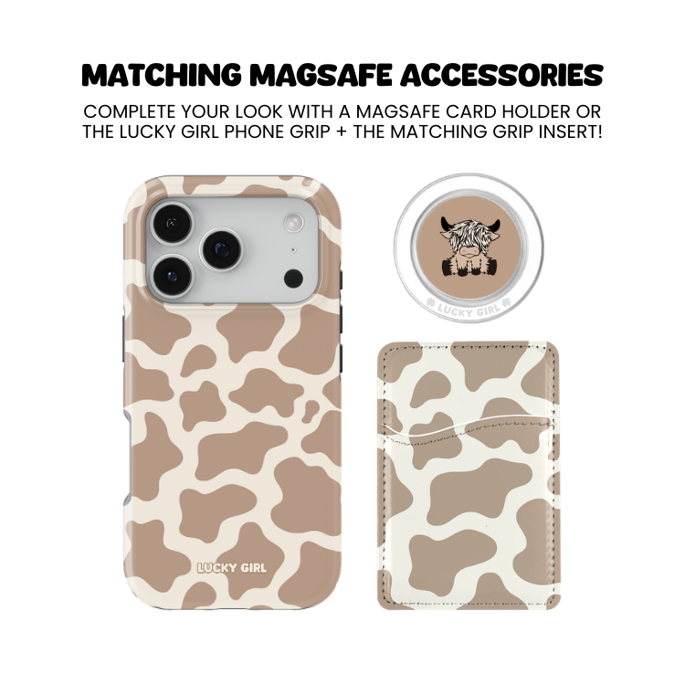 Chestnut Cow Print Phone Case