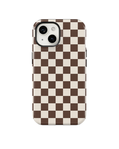 Espresso Checkers II MagSafe Phone Case