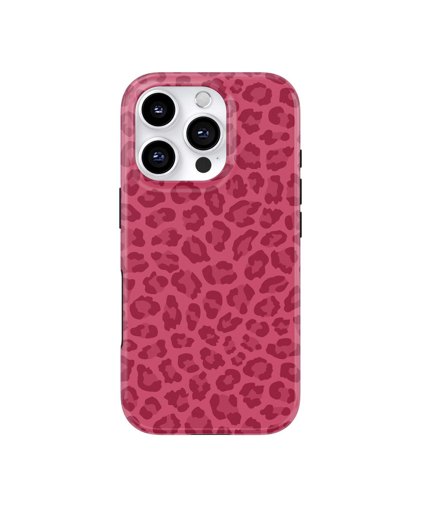 Black Cherry Leopard MagSafe Phone Case