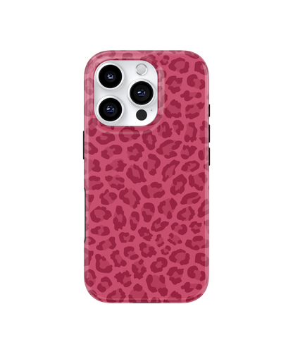 Black Cherry Leopard MagSafe Phone Case