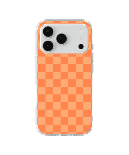 Tangerine Checkers Clear Case Insert