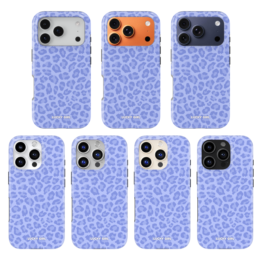 Bluebell Leopard Phone Case