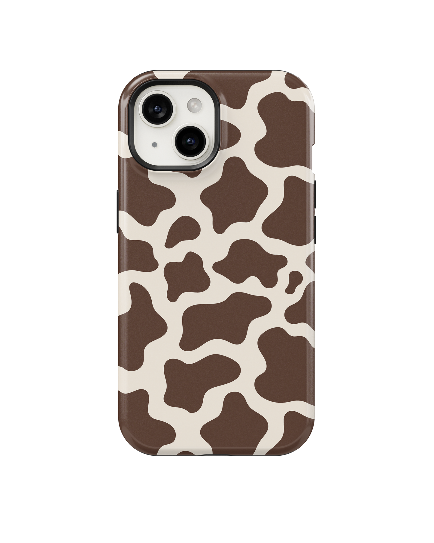 Espresso Cow Print MagSafe Phone Case