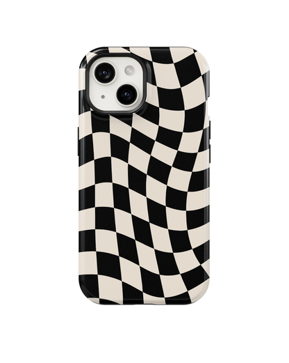 Onyx Wavy Checkers II MagSafe Phone Case