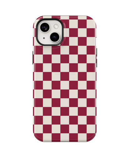 Black Cherry Checkers II MagSafe Phone Case