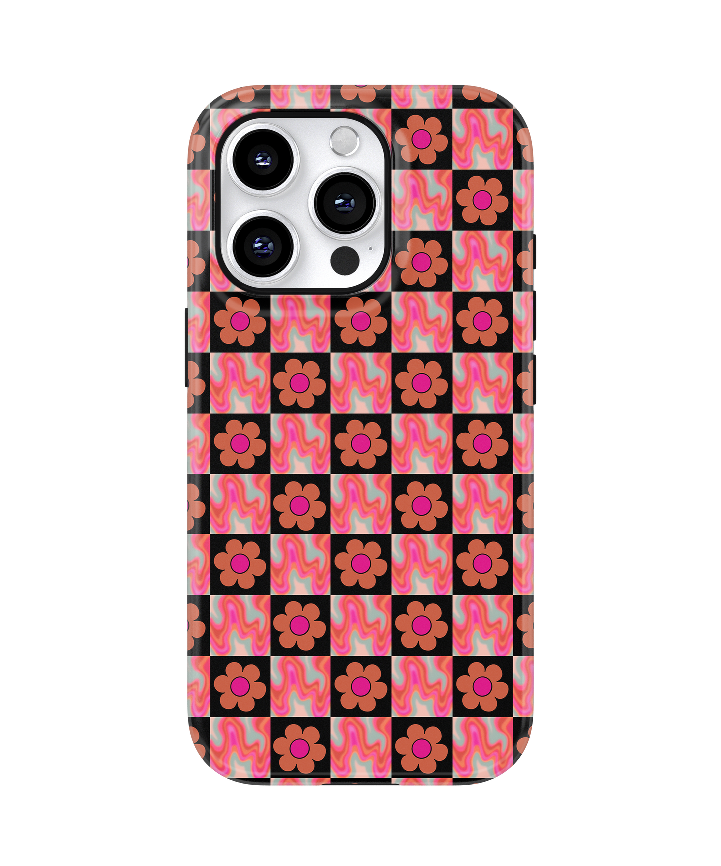 Trippy Tiles MagSafe Phone Case