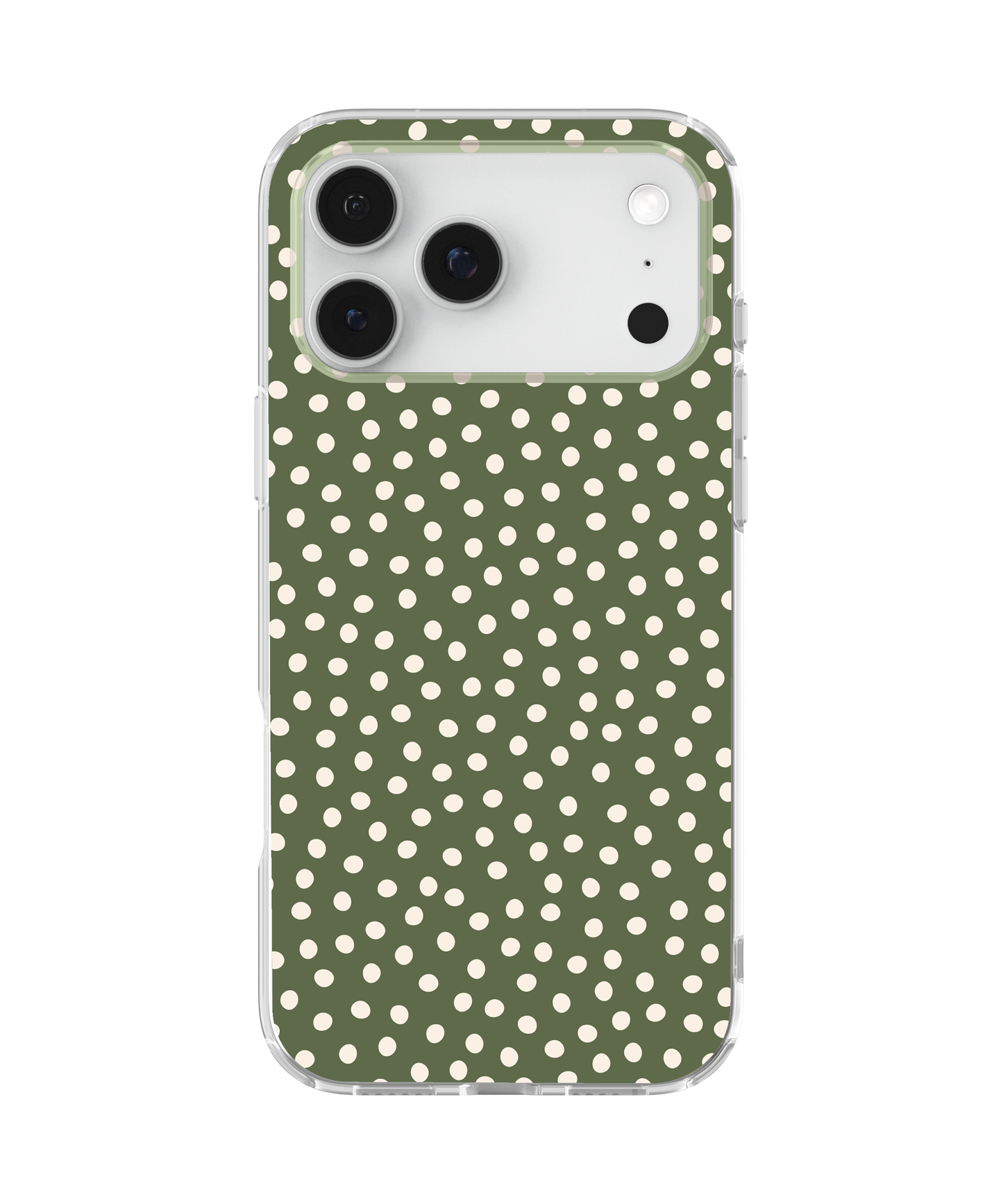 Moss Dots Clear Case Insert