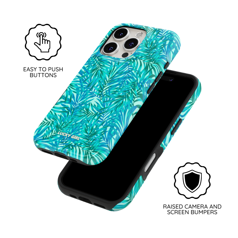 Miami Mood (Teal) Phone Case