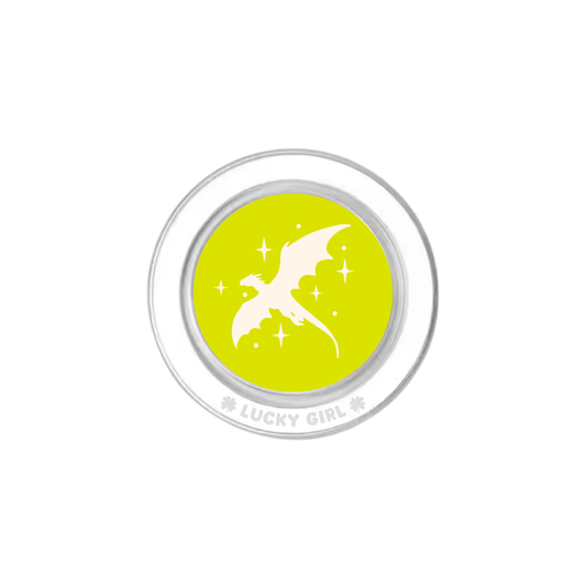 Electric Lime Dragon II Phone Grip Insert
