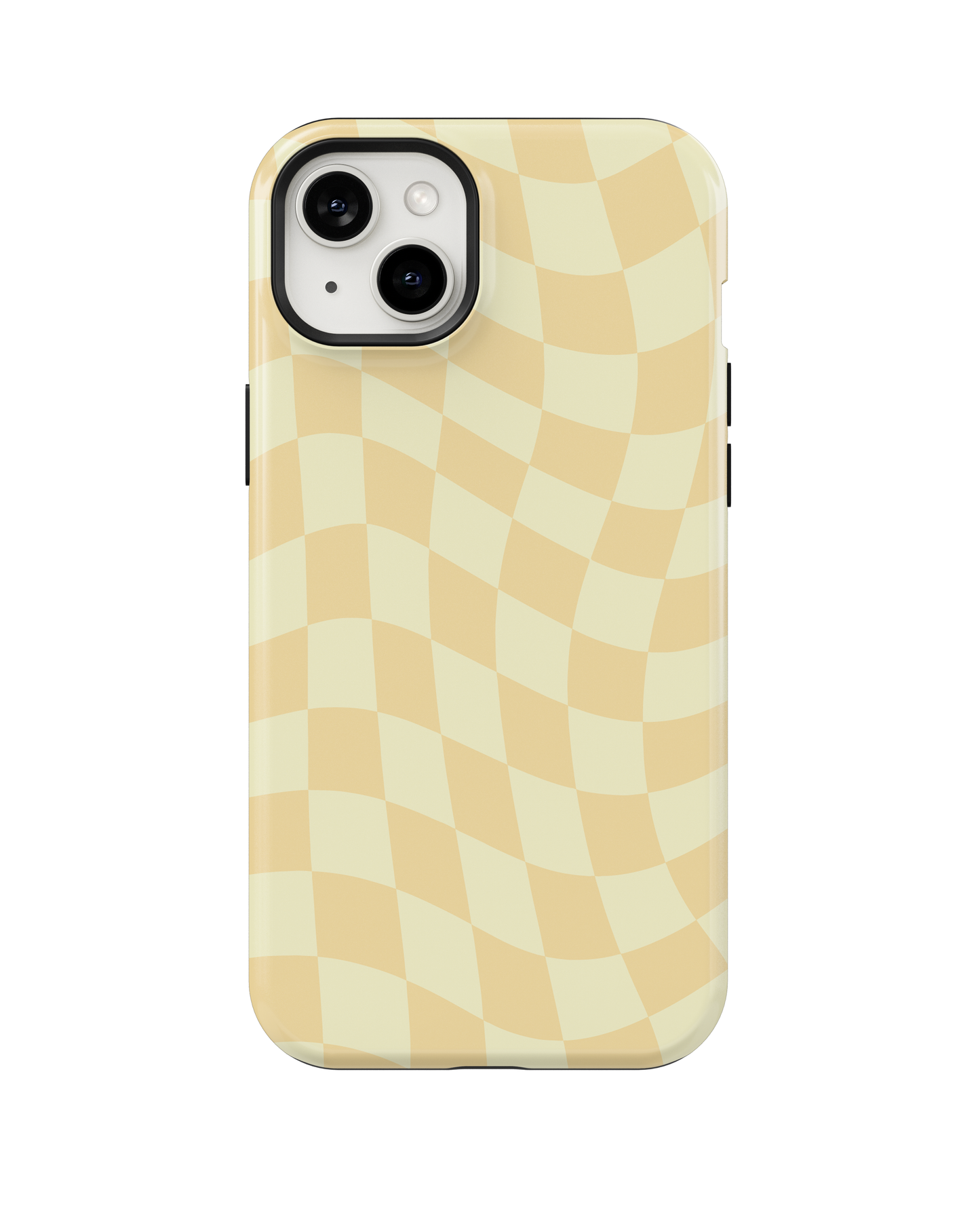 Banana Whispers Wavy Checkers MagSafe Phone Case