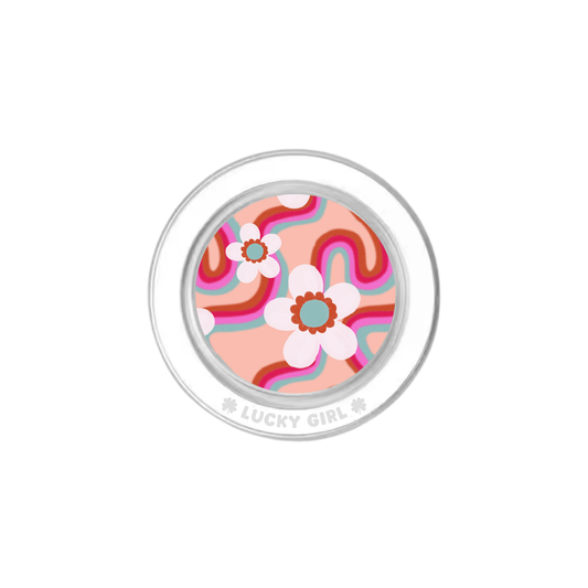 Flower Power Phone Grip Insert