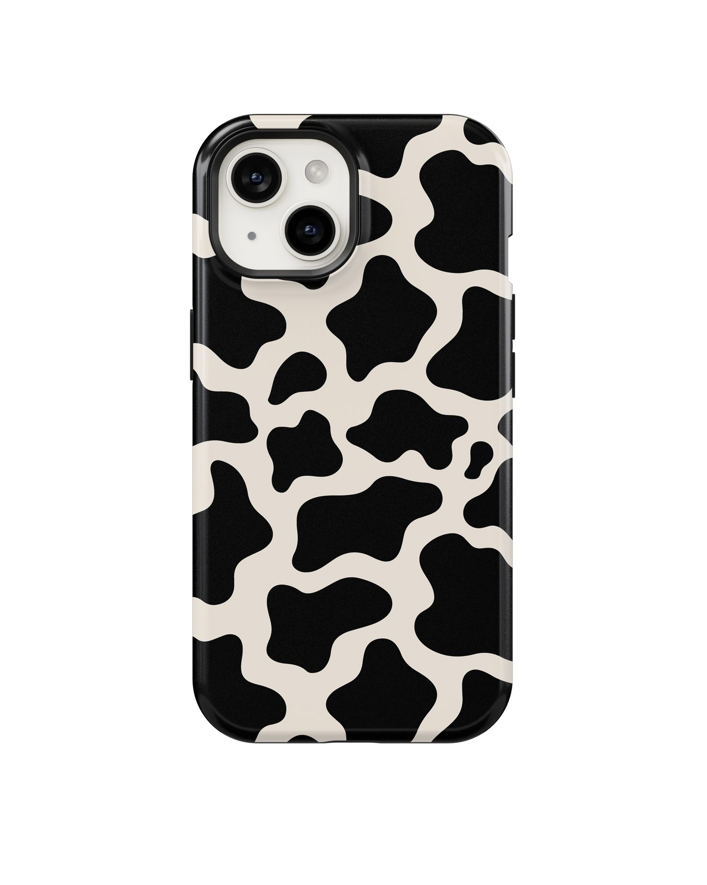 Onyx Cow Print MagSafe Phone Case