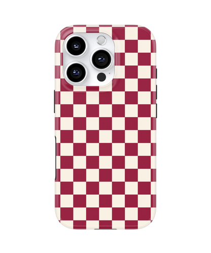 Black Cherry Checkers II MagSafe Phone Case