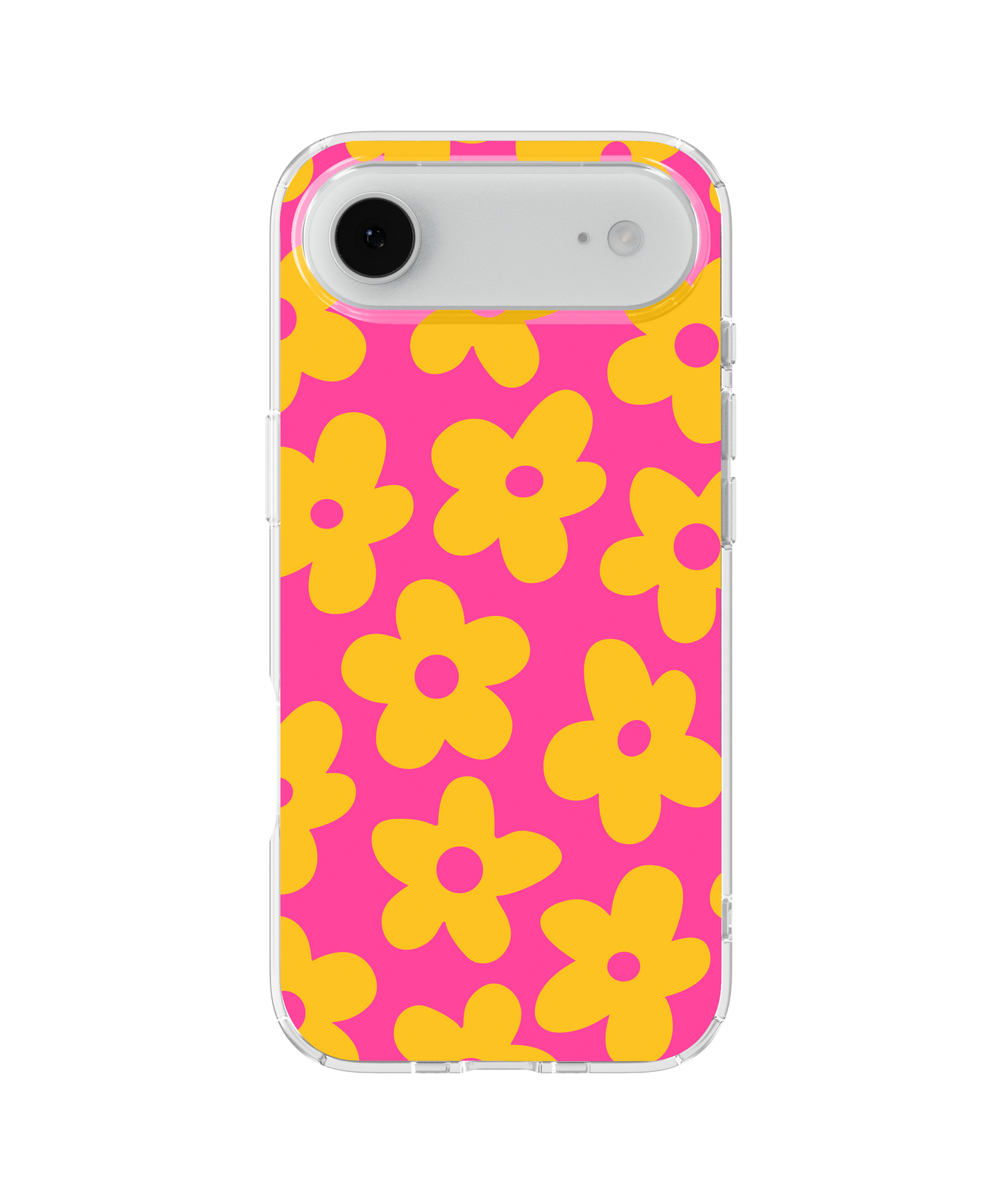 Pink Lemonade Big Blooms Clear Case Insert
