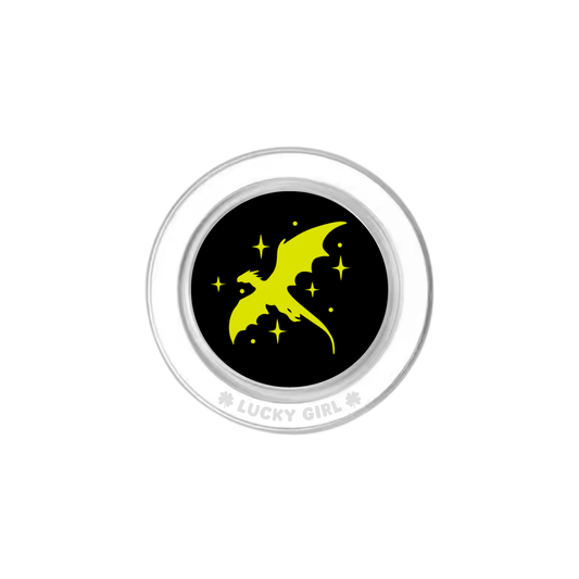 Electric Lime Dragon Phone Grip Insert