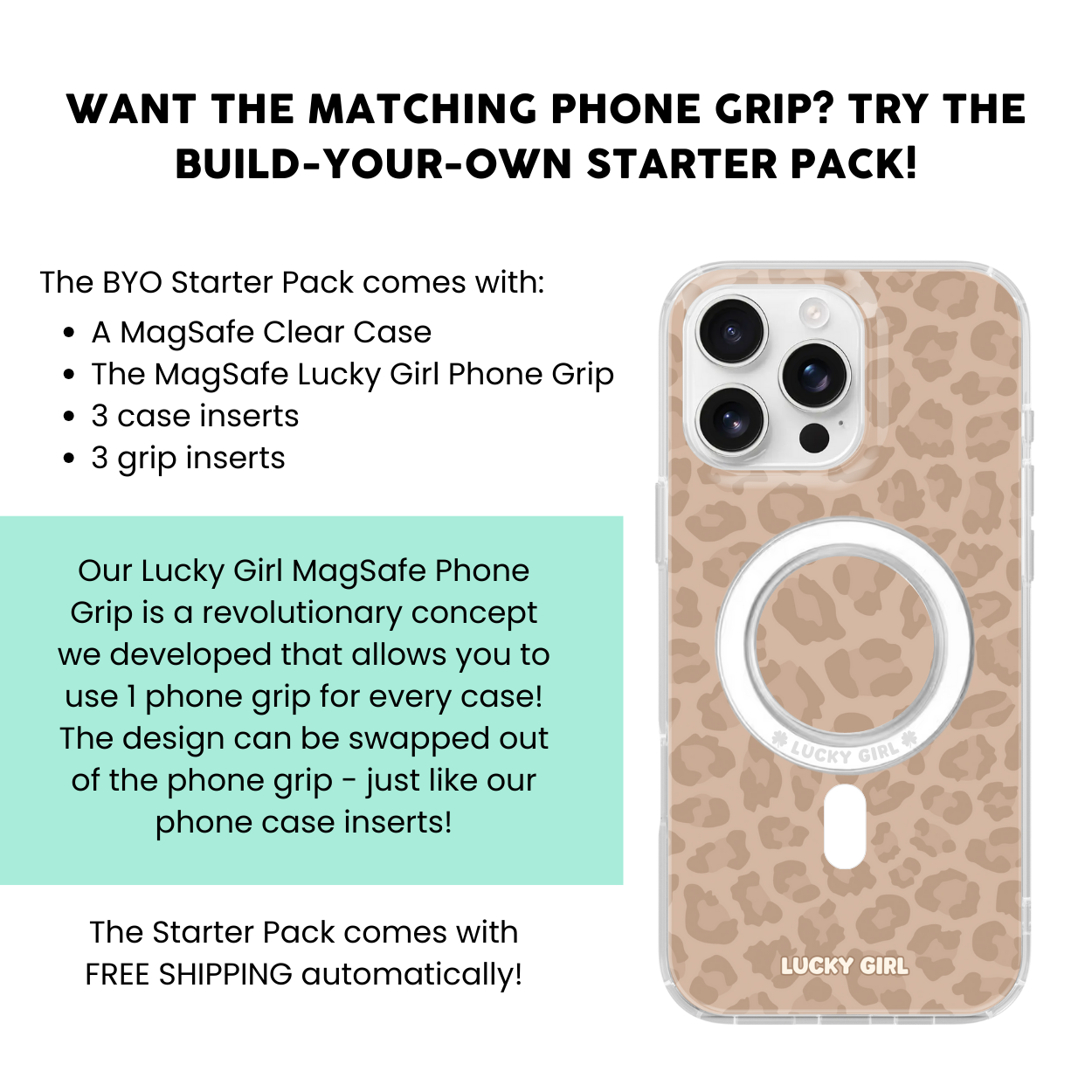 Chestnut Leopard Clear Case Insert