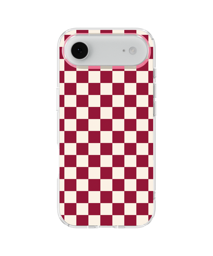 Black Cherry Checkers II Clear Case Insert