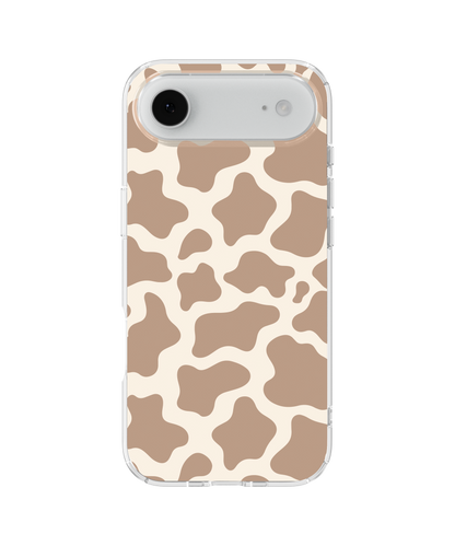 Chestnut Cow Print Clear Case Insert