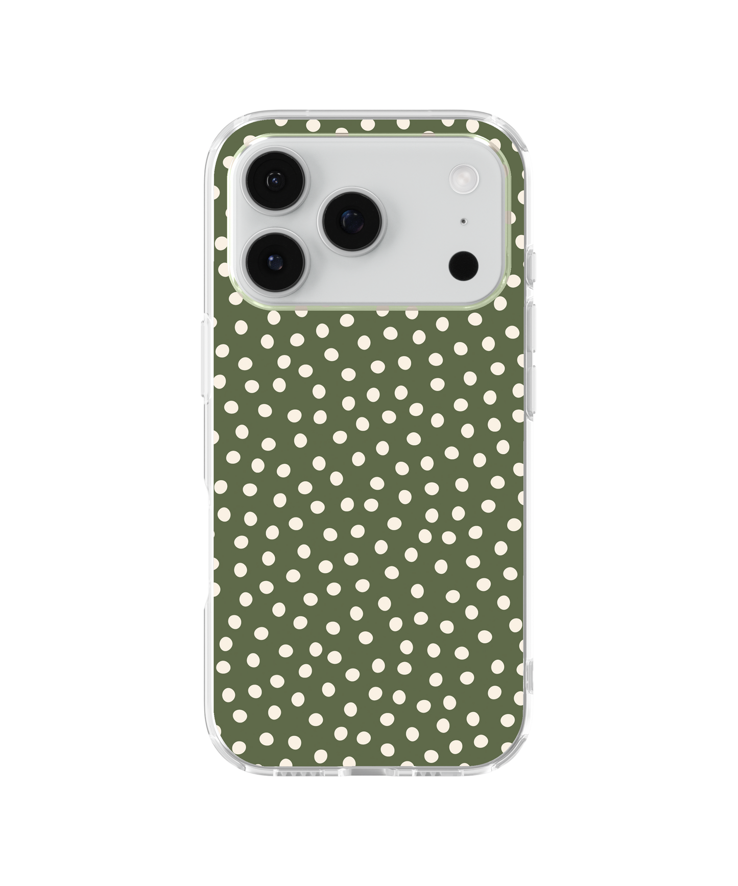 Moss Dots Clear Case Insert