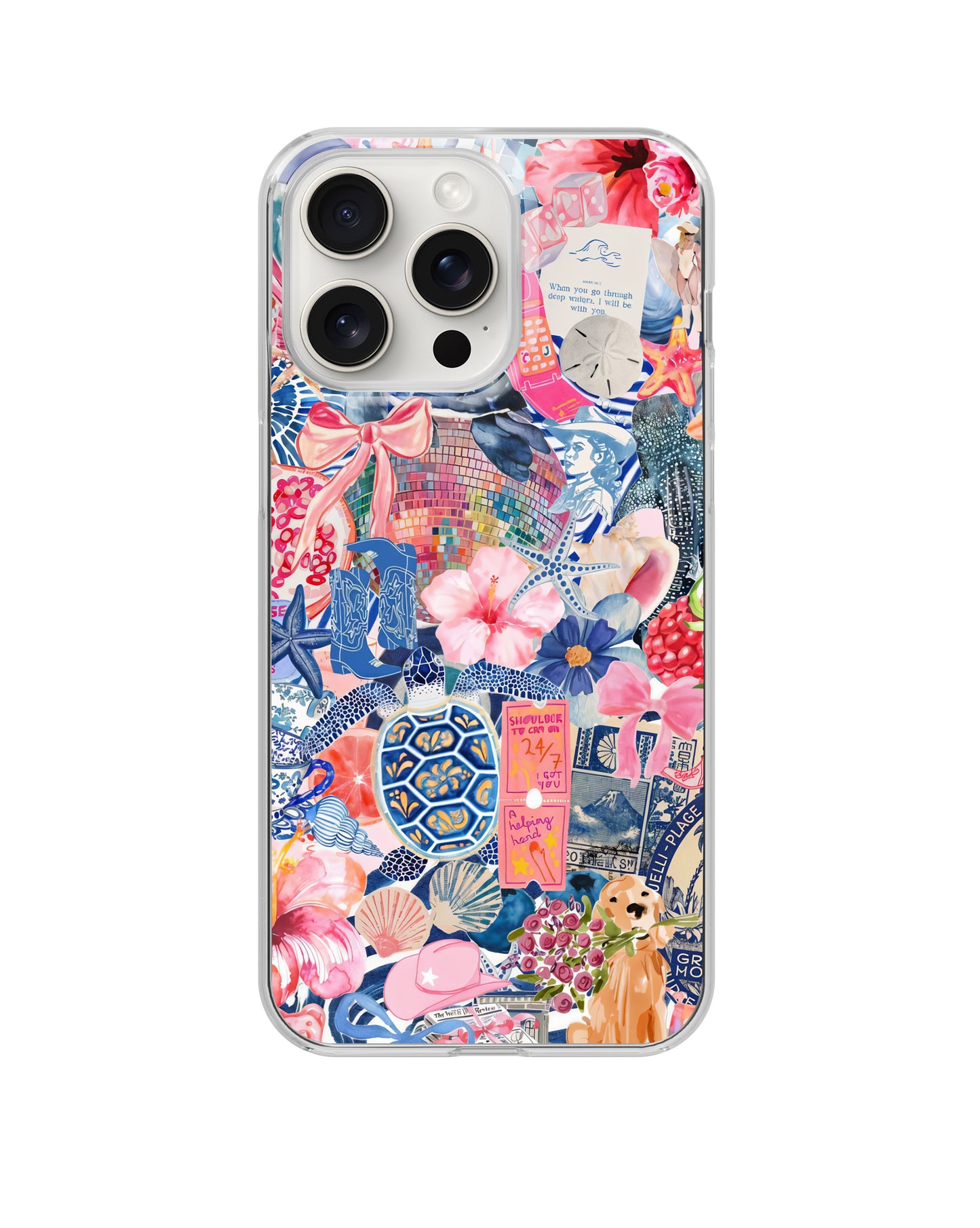 Seas the Day Clear Case Insert