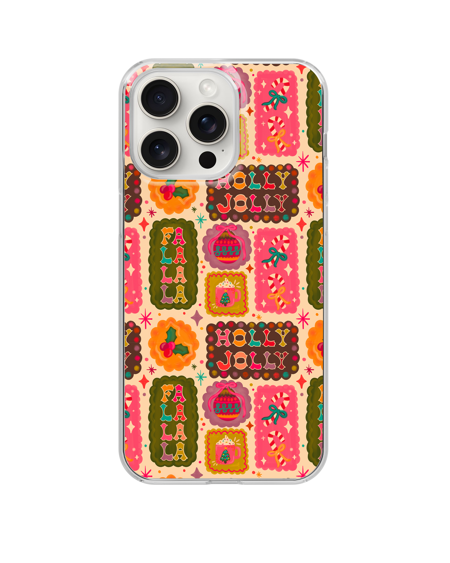 Christmas Cheer Clear Case Insert