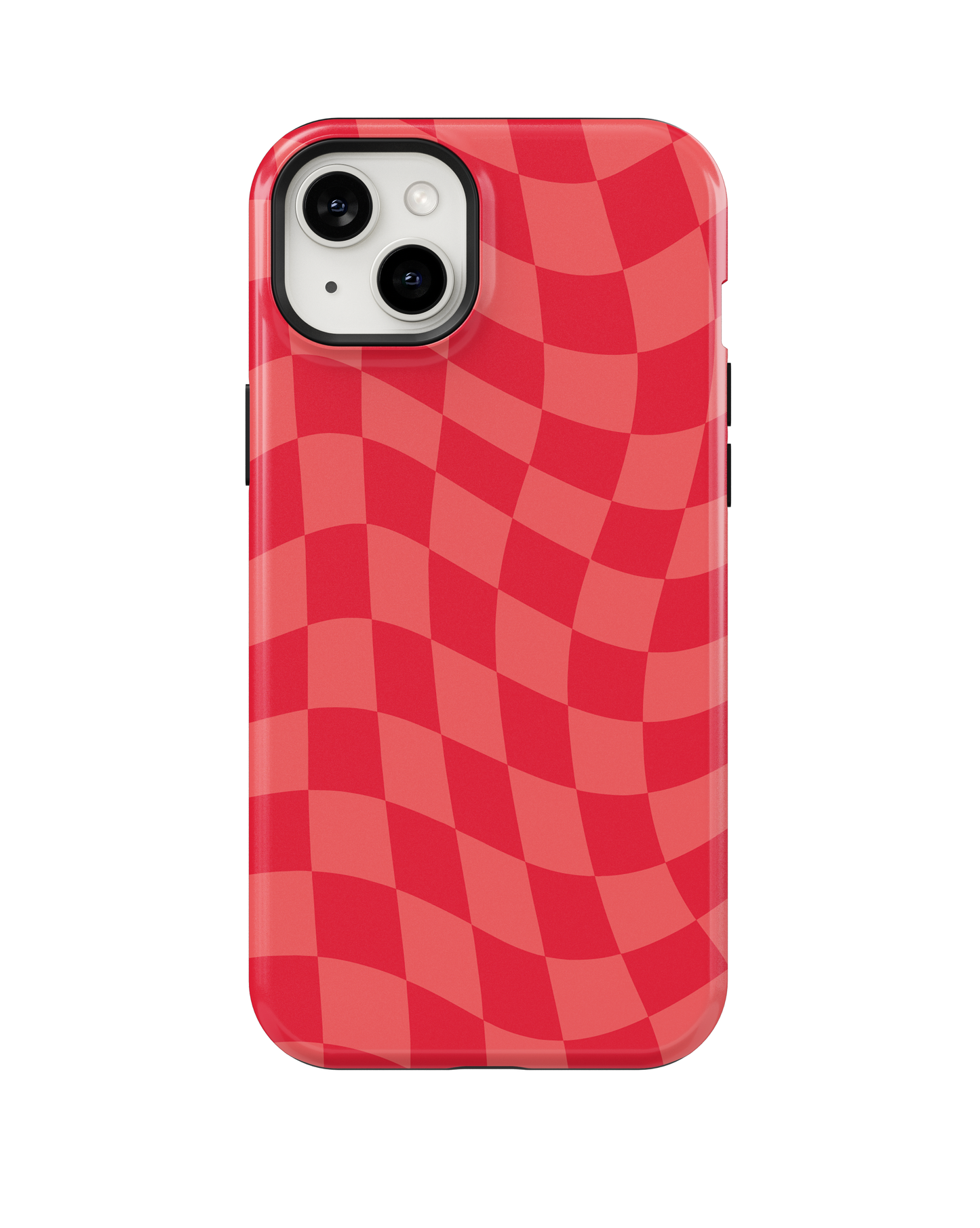 Vermillion Wavy Checkers MagSafe Phone Case