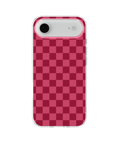 Black Cherry Checkers Clear Case Insert