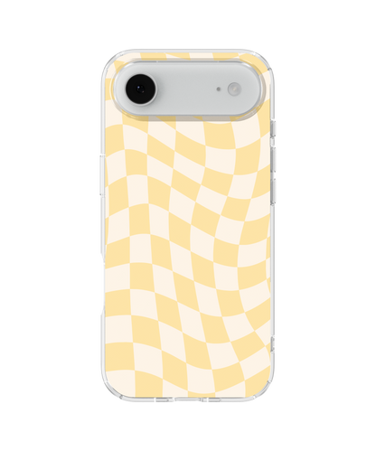Banana Whispers Wavy Checkers II Clear Case Insert