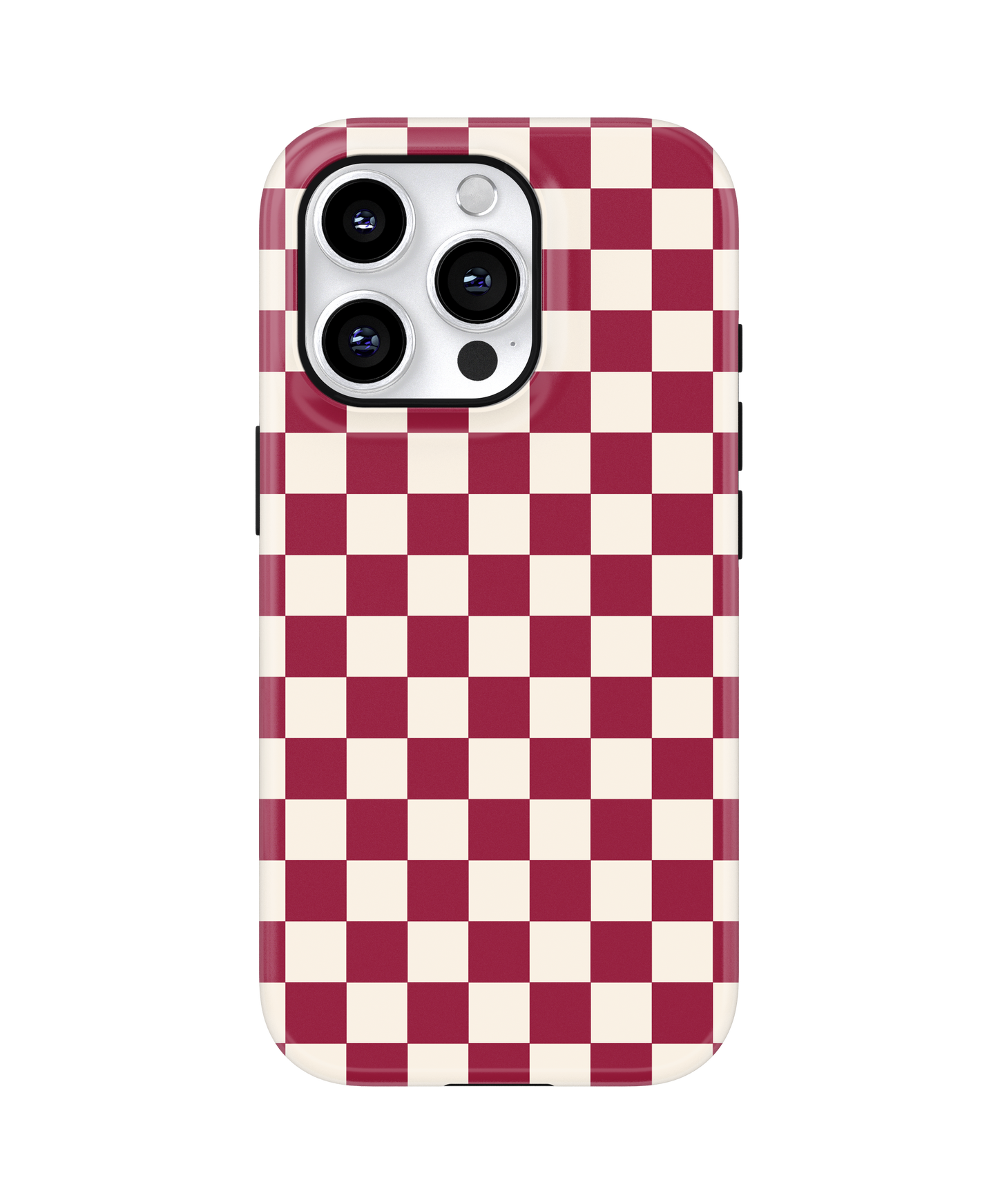 Black Cherry Checkers II MagSafe Phone Case