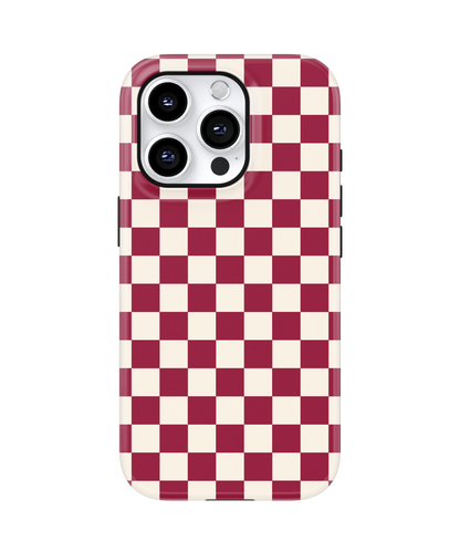 Black Cherry Checkers II MagSafe Phone Case